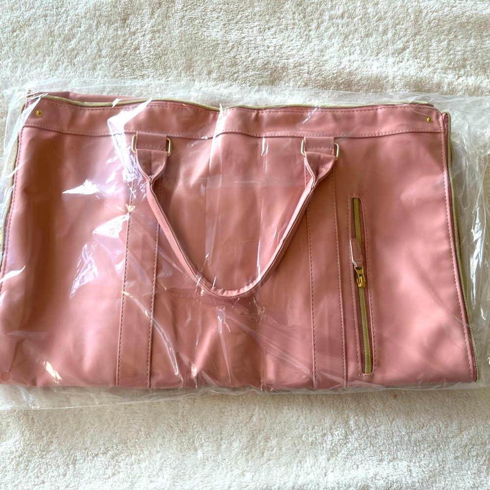NWT BRAND NEW Garment Duffel Bag in Pink